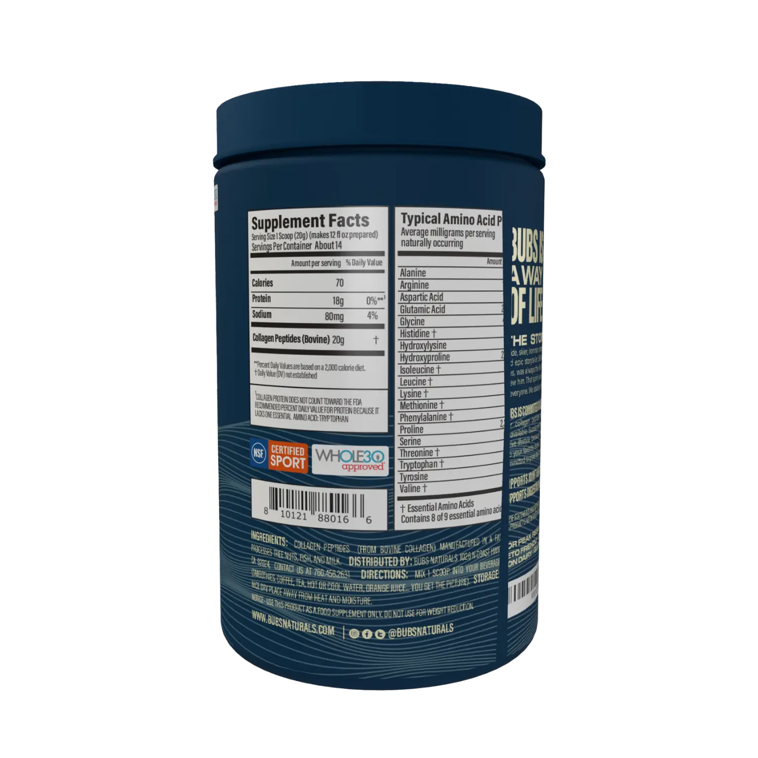 Collagen Protein, 10oz CASE PACK (6) - Image 3