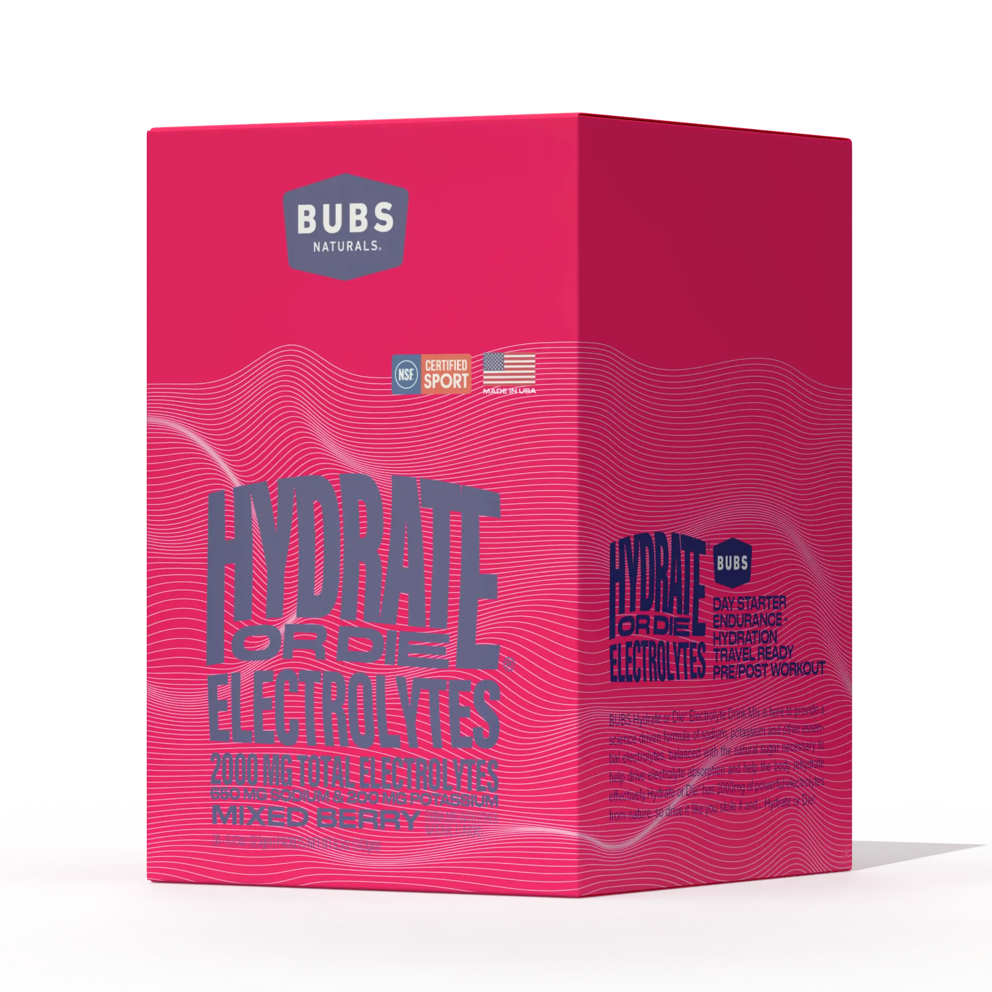 Hydrate or Die - Mixed Berry - Case Pack (6) - Image 3